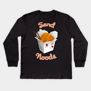 Send Noods Kids Long Sleeve T-Shirt